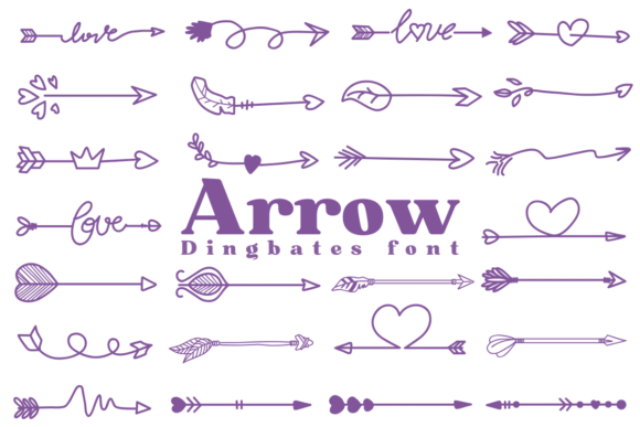 Arrow: A Playful Typeface for Creative Directions