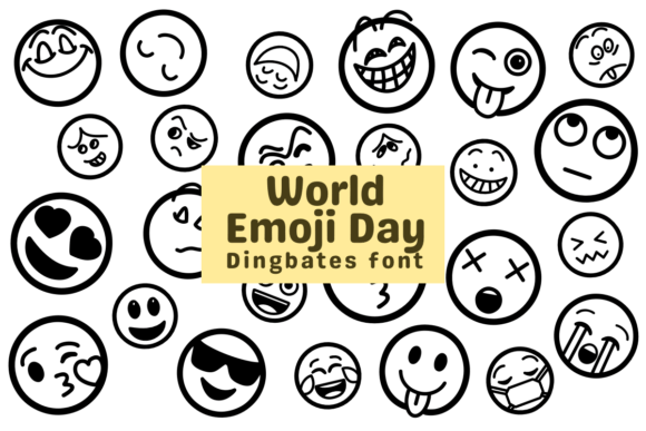 Celebrate World Emoji Day With Playful Typography