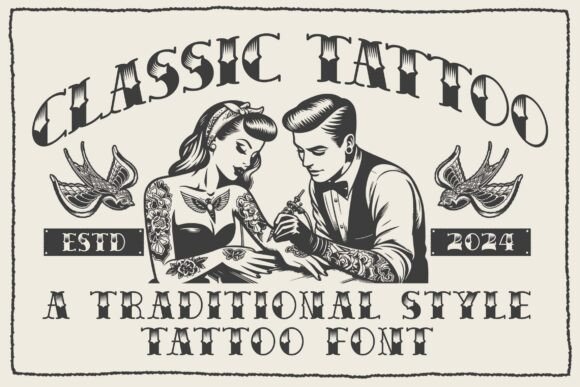 Classic Tattoo: The Timeless Font for Bold Branding