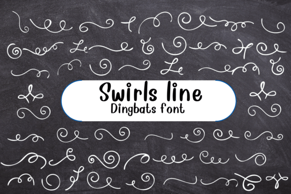 Discovering Swirls Line: A Dingbat Font for Creative Projects