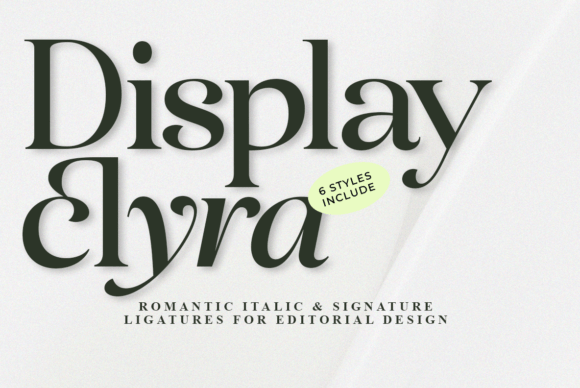 Display Elyra: Sophisticated Serif for Editorial & Branding