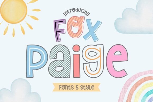 Fox Paige: A Vibrant Display Font for Creative Designs