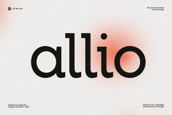 GC Allio: Modern Clarity for Your Design Projects