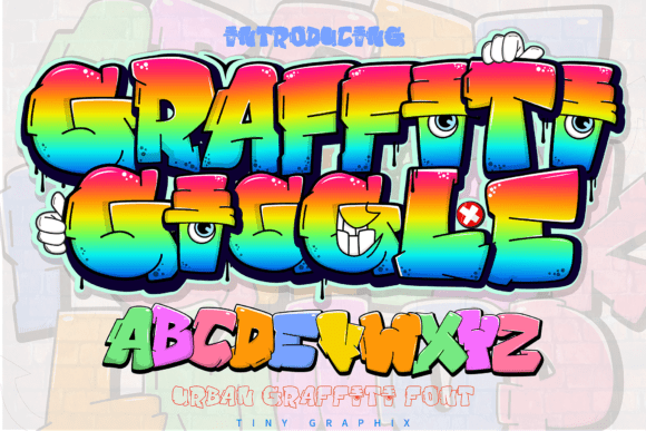 Graffiti Giggle: Fun Urban Graffiti Font for Playful Designs