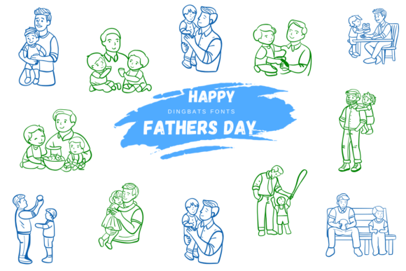Happy Fathers Day: A Font for Heartfelt Designs