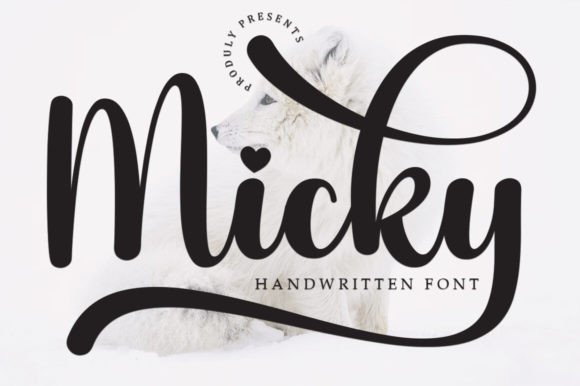 Introducing Micky: A Handwritten Font for Modern Elegance