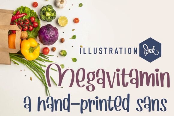 Megavitamin: A Hand-Crafted Font with a Bouncy, Modern Vibe