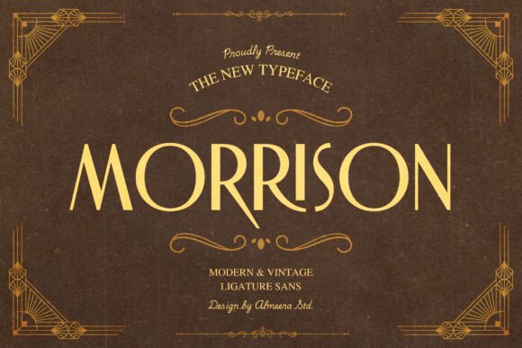 Morrison: A Font of Art Deco Elegance
