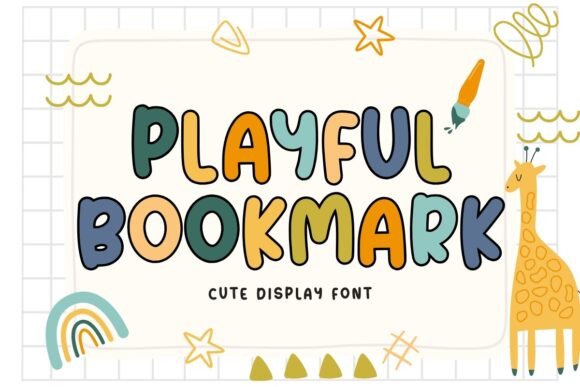 Playful Bookmark: A Font for Every Creative Project