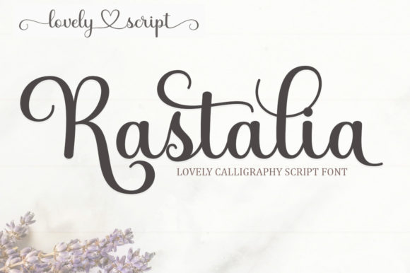 Rastalia: A Dazzling Script Font for Creative Designs