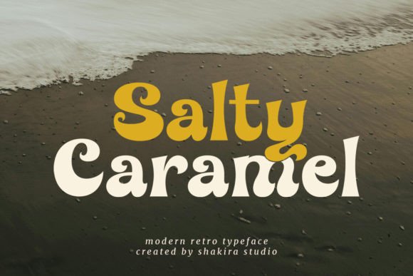 Salty Caramel: A Modern Retro Font with Unique Style