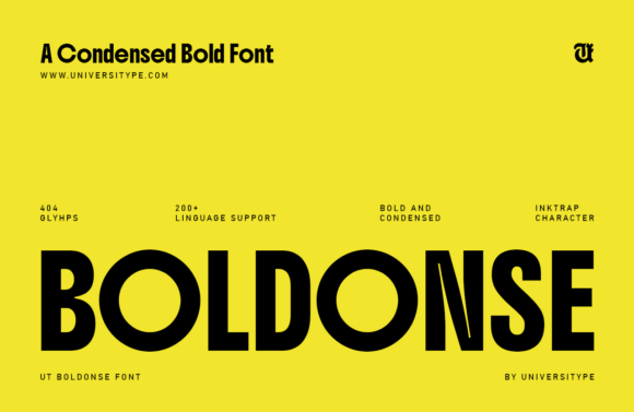 UT Boldonse: A Whimsical Powerhouse for Modern Designs
