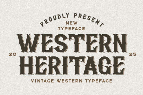 Western Heritage: A Vintage Font for Authentic Design
